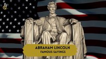 Top 10 Abraham Lincoln Quotes | Of wisdom | Quotes & Biographies Vault