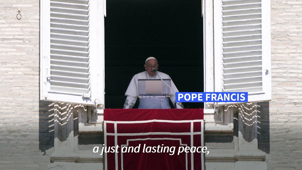 Pope renews call for peace talks on Ukraine, Palestine and Israel