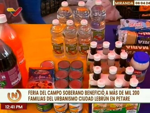 Miranda | Más de 1.200 familias petareñas beneficiadas con Feria del Campo Soberano