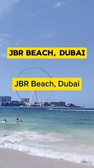 Dubai beach, JBR