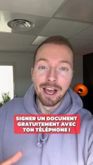 Comment Signer Gratuitement un Document depuis votre Téléphone 📱