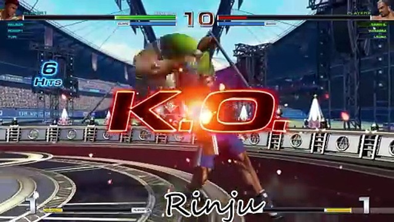 KoF 14 Gameplay  Nelson Robert Yuri vs Gang Il Vanessa Leona
