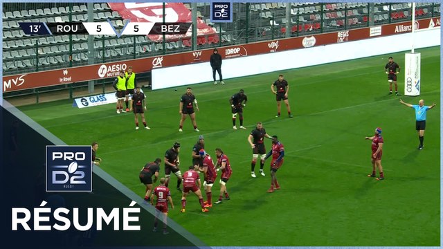 PRO D2 Saison 2023-2024 J25 - Résumé Rouen Normandie Rugby - AS Béziers Hérault