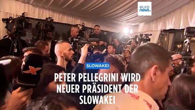 Slowakei soll immer an der Seite des Friedens stehen : Peter Pellegrini zum Präsidenten gewählt
