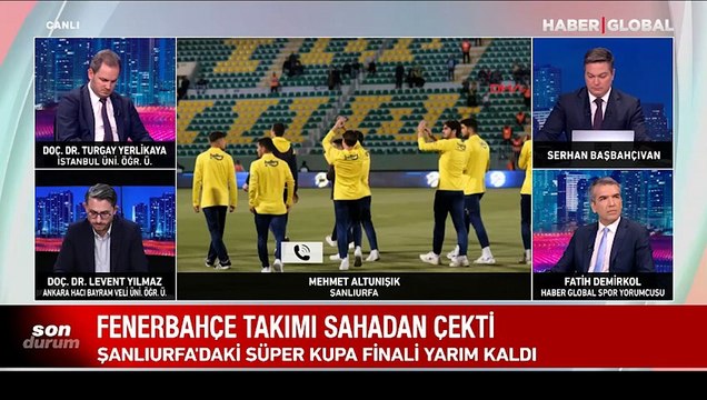 Haber Global Muhabiri Mehmet Altunışık, Fenerbahçe'nin sahadan çekilme sürecini anlattı