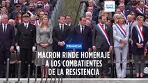 Macron rinde homenaje a los combatientes de la resistencia de la Segunda Guerra Mundial