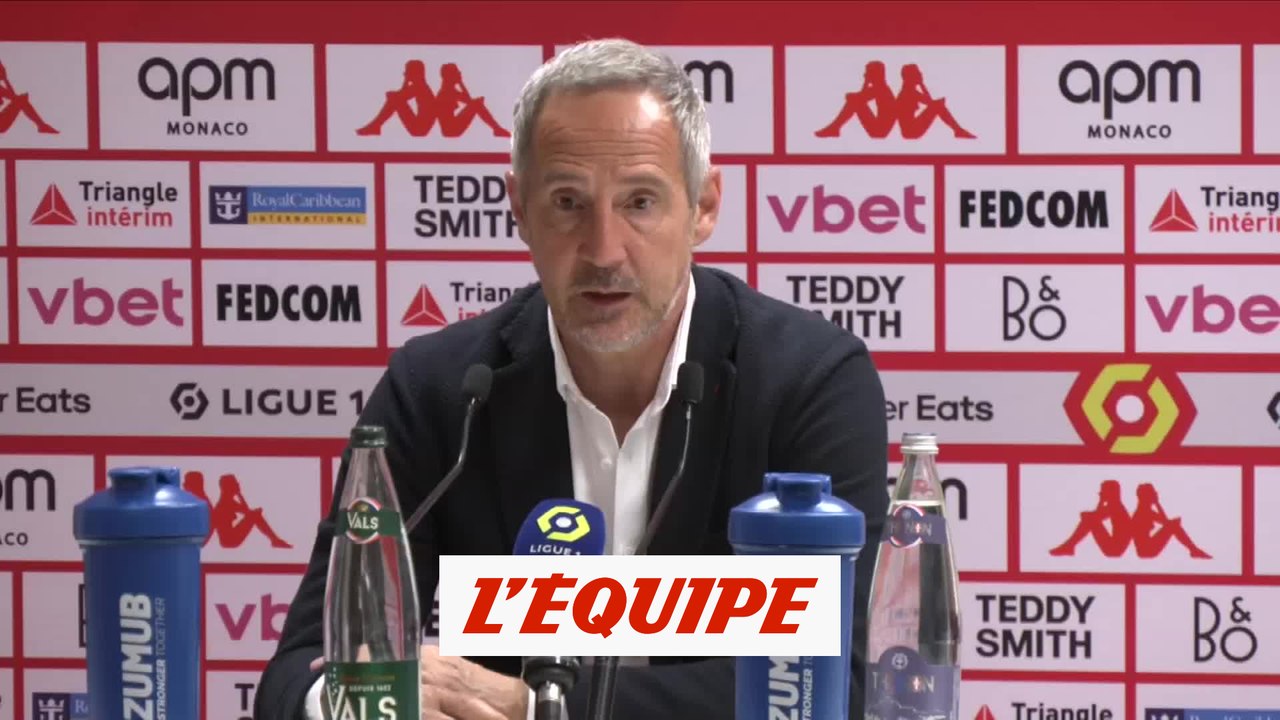 Hütter (Monaco) : « On a été plus chanceux que contre Lorient » - Foot - Ligue 1