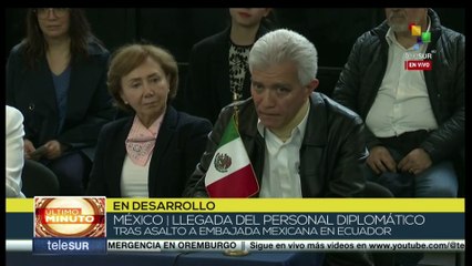 Declaraciones de Roberto Canseco tras asalto a Embajada Mexicana en Ecuador