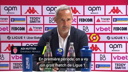 Monaco - Hütter : "Une très belle victoire"
