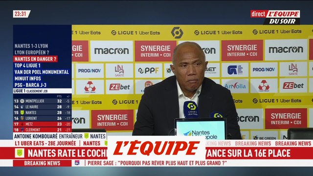 Kombouare (Nantes) : « Je suis scandalisé » - Foot - Ligue 1
