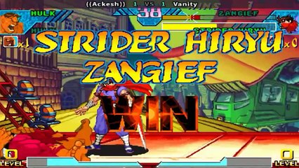 MARVEL vs CAPCOM - ((Ackesh)) vs Vanity