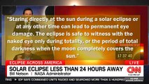 Wear Solar Glasses Tomorrow During Eclipse