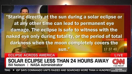 Wear Solar Glasses Tomorrow During Eclipse