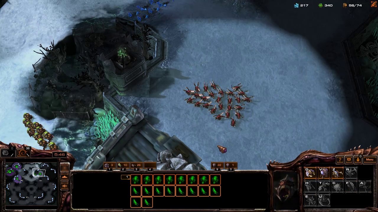 [StarCraft 2] No.0178 -- Intermediate ZERG player fights A.I., LOST [Baneling Nest Pattern]