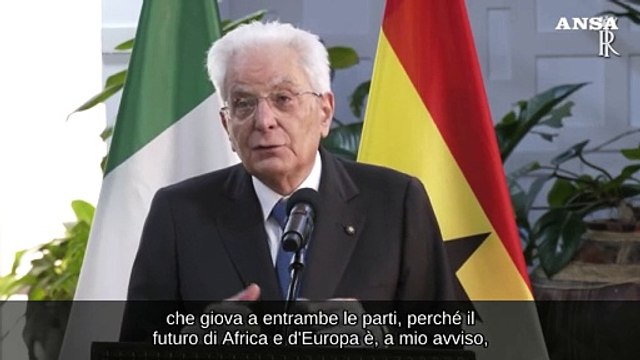 Mattarella: Il piano Mattei vuole una collaborazione paritaria
