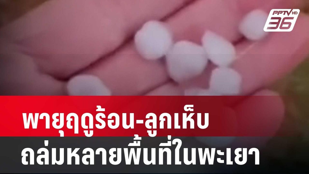 พายุฤดูร้อน-ลูกเห็บถล่มหลายพื้นที่ในพะเยา | โชว...