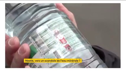 Nestlé  la qualité des eaux minérales pas garantie
