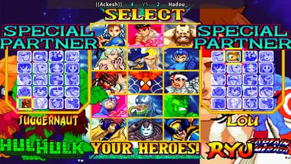 MARVEL vs CAPCOM - ((Ackesh))  VS Hadou_