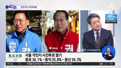 서울 격전지 사전투표율도 ‘증가’