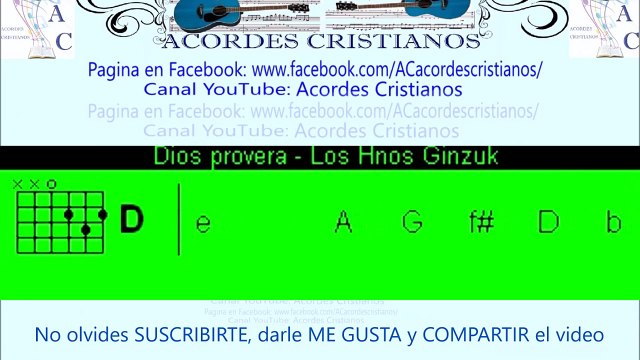 Dios provera - Los Hnos Ginzuk Acordes Guitarra