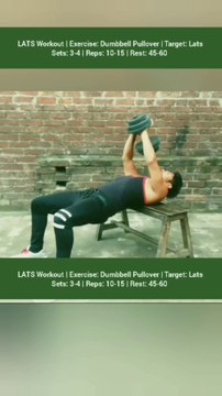 ❌ DUMBBELL PULLOVERS ✔️ How can I get Bigger Back? #heermlgangaputra #naturalbodybuilding