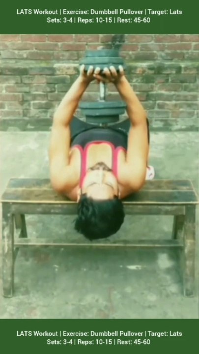 ❌ DUMBBELL PULLOVERS ✔️ Which exercise is most effective for Back? #heermlgangaputra #naturalbodybuilding