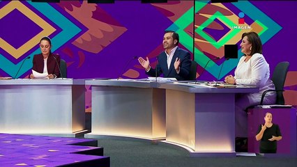 Sheinbaum, Gálvez y Máynez sobre instituciones de combate a la corrupción