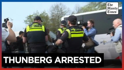 Climate activist Greta Thunberg detained at Dutch protest