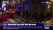 Paris : Trois morts cette nuit dans une explosion suivie d'un violent incendie dans un immeuble de 8 étages, rue de Charonne dans le 11e arrondissement - 66 sapeurs-pompiers et 17 engins ont été engagés