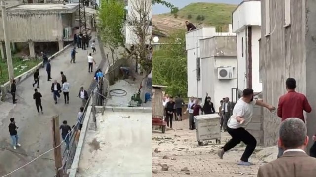 AKP ve YRP'liler arasında seçim kavgası: Taş ve sopalar havada uçuştu