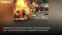 Kecelakaan di Jalur Contraflow Tol Jakarta-Cikampek, Mobil Terbakar dan 9 Orang Tewas