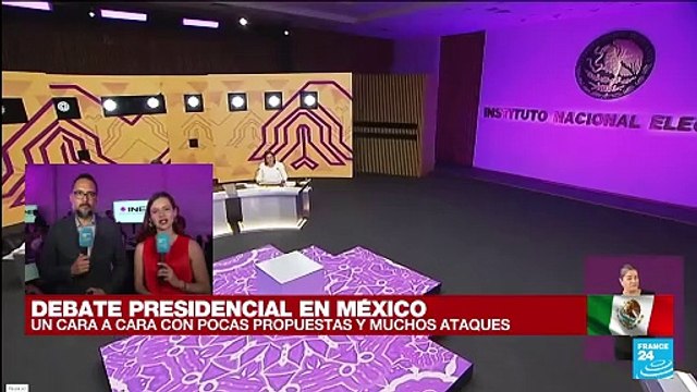 Informe desde Ciudad de México: más acusaciones que propuestas en primer debate presidencial