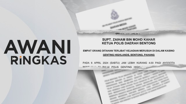 AWANI Ringkas: Kes gaduh di kasino Genting Highlands