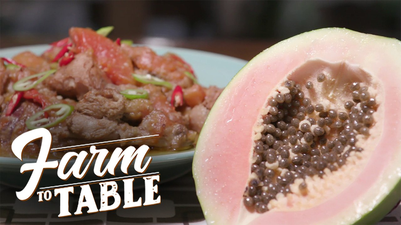 How to Make Ginataang Pabo na may Papaya | Farm To Table - video ...