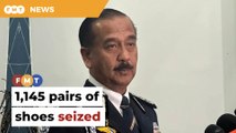 1,145 pairs of shoes seized from Vern’s shops