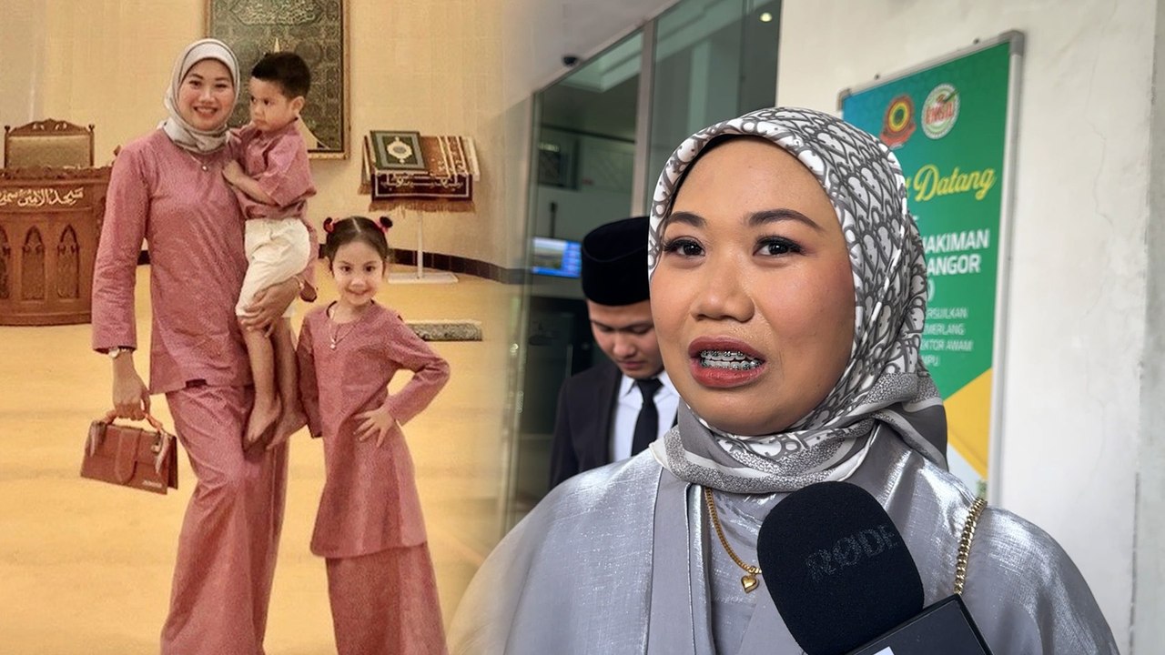 Bekas isteri Hafidz Roshdi sambut raya meriah, anak-anak tak tanya tentang bapa