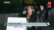 Ceci Flores llama a los candidatos a enfrentar el tema de los desaparecidos sin miedos