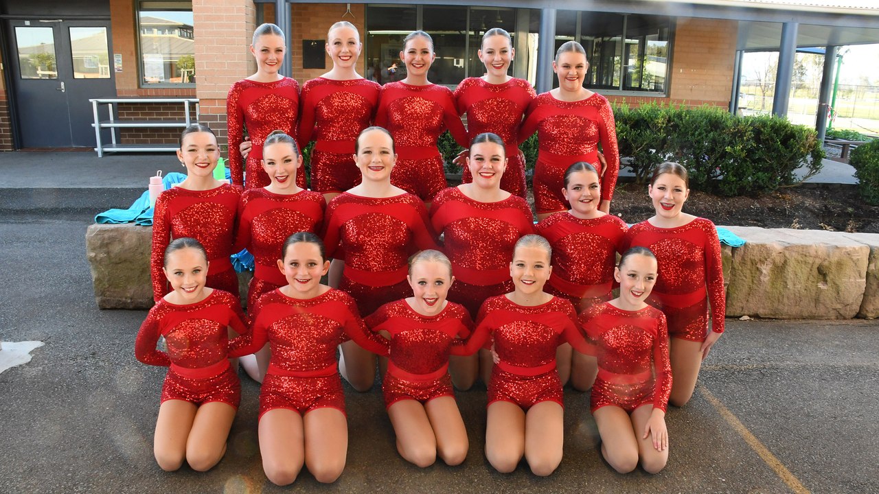 Andrea Rowsell dance group final rehearsal before they head to the US