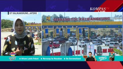 Kepadatan di Tol Kalikangkung Menurun, One Way Masih Diberlakukan