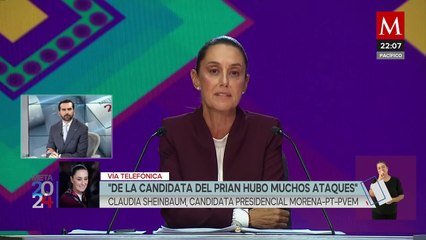 Claudia Sheinbaum reivindica su actuación en el debate presidencial: ¡Considera que ganó!