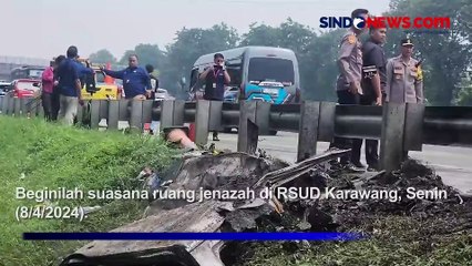 Melihat Suasana RSUD Karawang Tempat Proses Identifikasi Korban Kecelakaan Maut Tol Japek KM 58