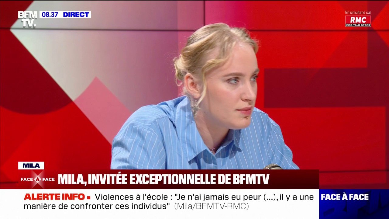 Mila: "J'ai l'impression qu'on a une véritable police des mœurs dans les lycées de la part des élèves"