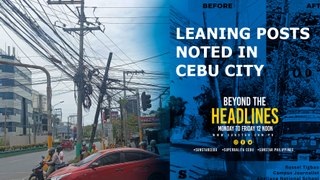 Leaning Posts Noted In Cebu City