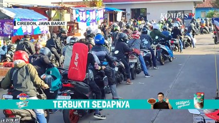 Antrean Pemudik Sepeda Motor Mengular di SPBU Pantura, Begini Kondisinya