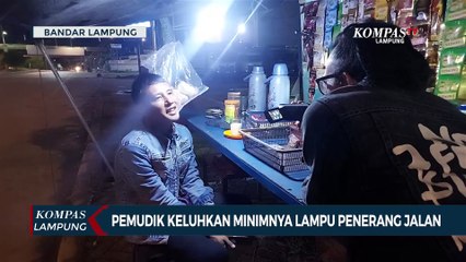 Pemudik Keluhkan Minimnya Lampu Penerang Jalan