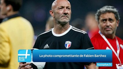La photo compromettante de Fabien Barthez