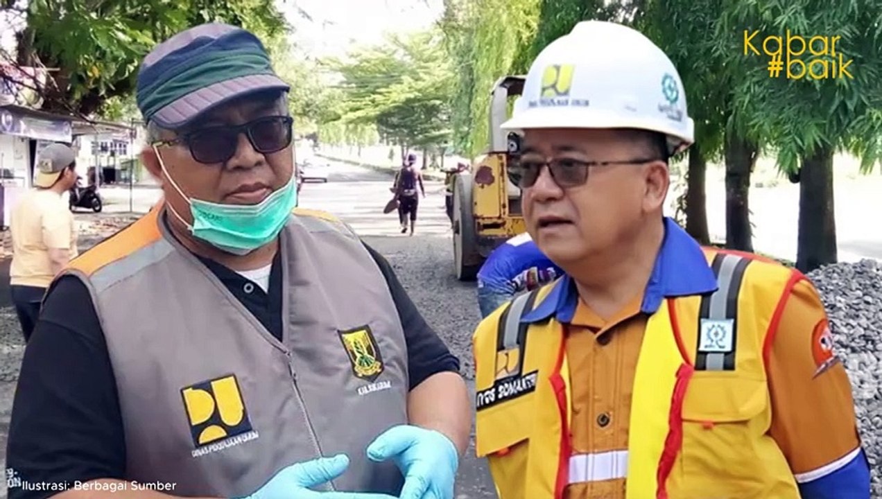 JELANG LEBARAN IDUL FITRI, JALAN DI WILAYAH PALABUHANRATU SUKABUMI DIPERBAIKI