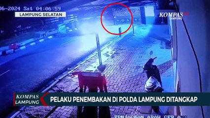 Aksi Penembakan di Mapolda Lampung, Pelaku Ditangkap!