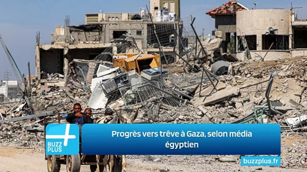 Progrès vers trêve à Gaza, selon média égyptien