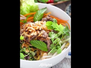 អាហារវៀតណាម​ Bún Bò Nam Bộ